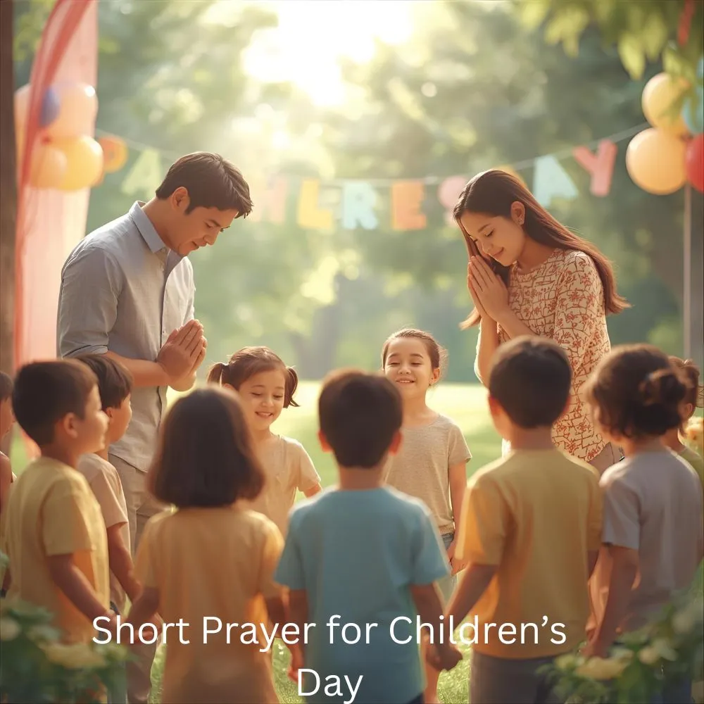 Short Prayer for Children’s Day