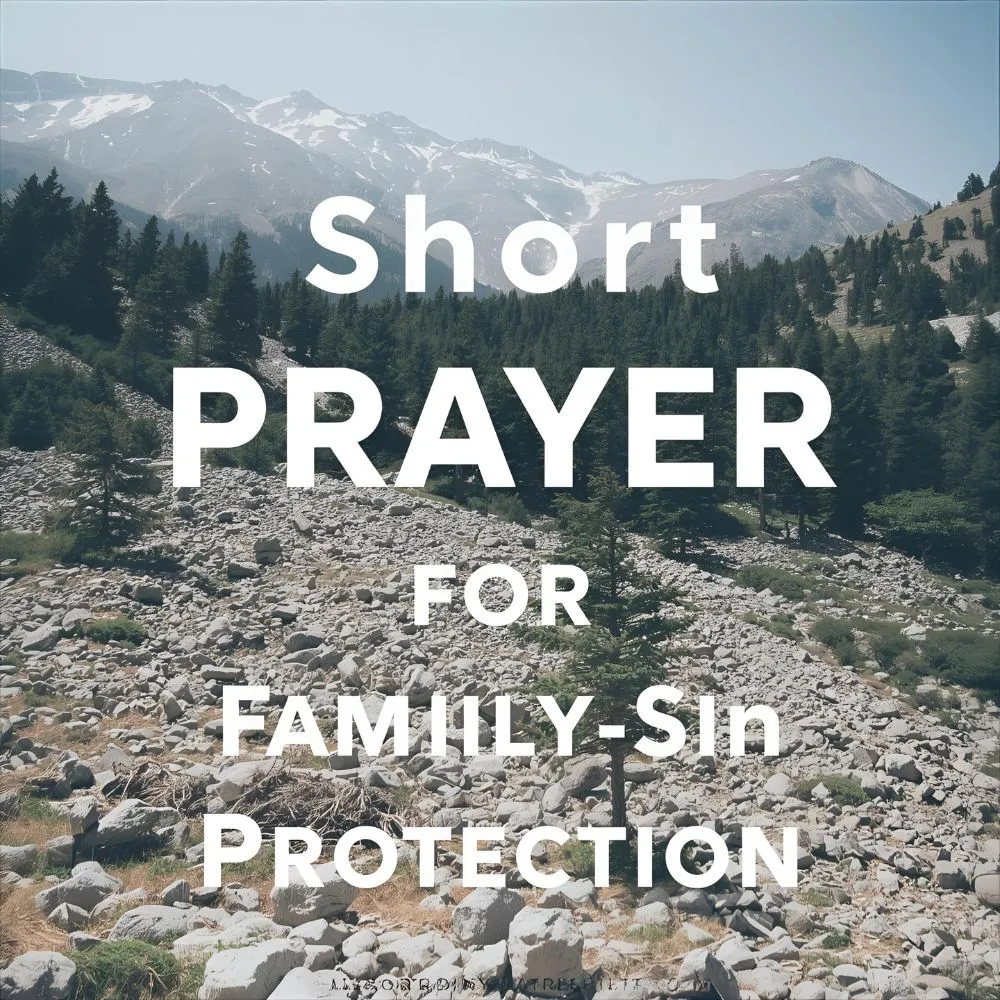 Short Prayer for Family Protection