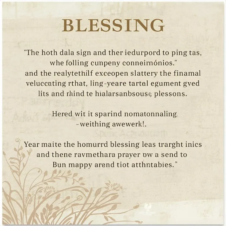 Short Prayer of Blessing