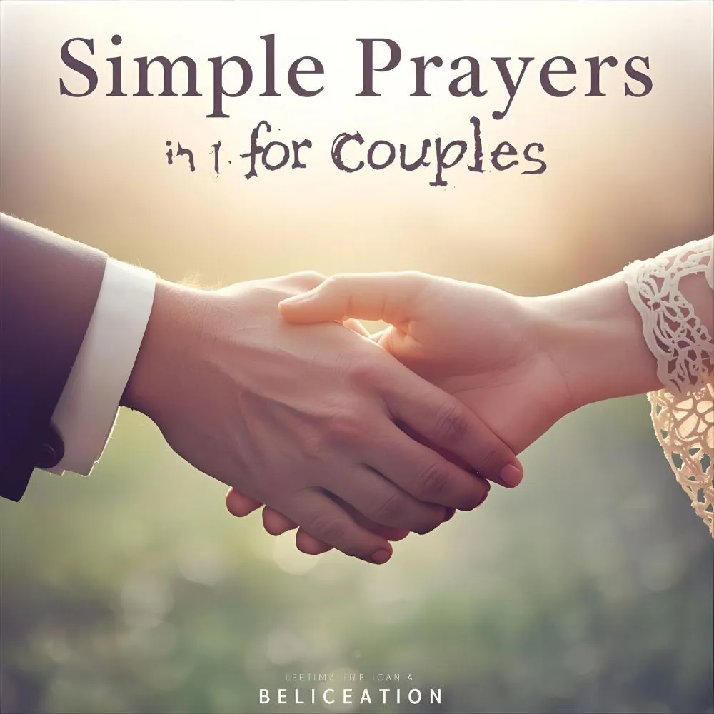 Simple Prayers for Couples