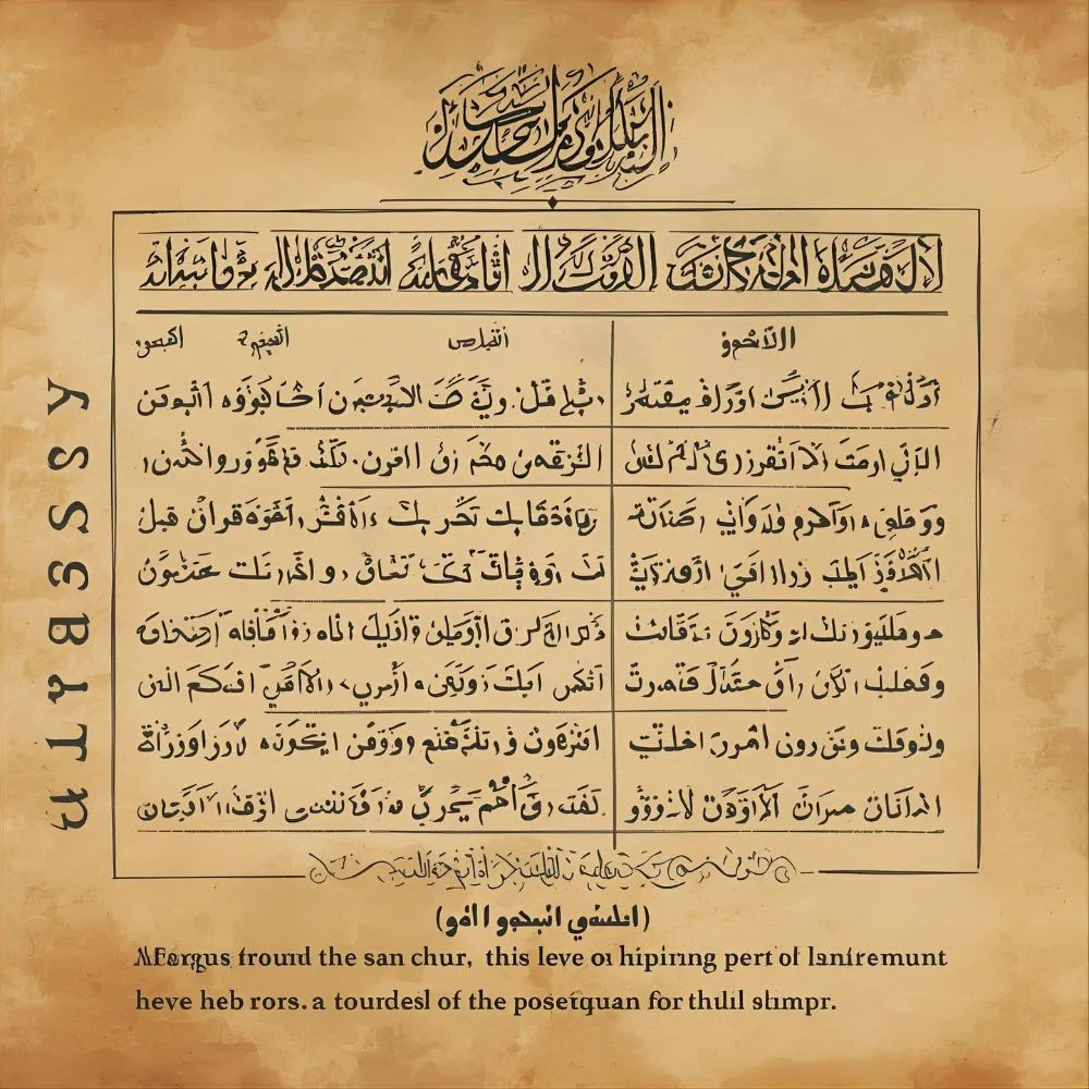 Sunnah prayers chart