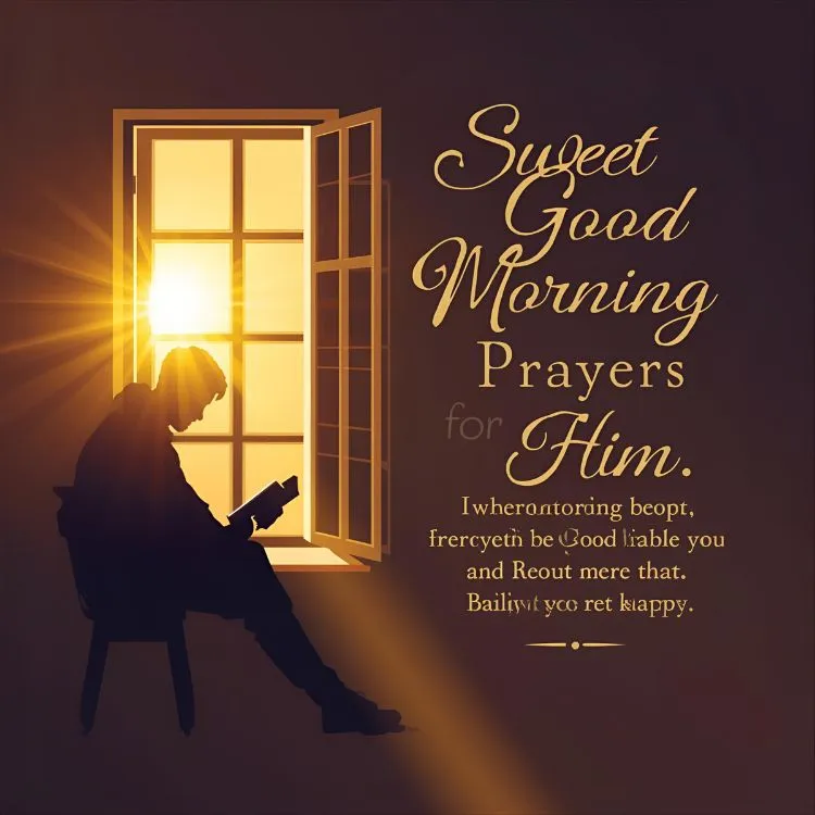Sweet Good Morning Prayers for Him