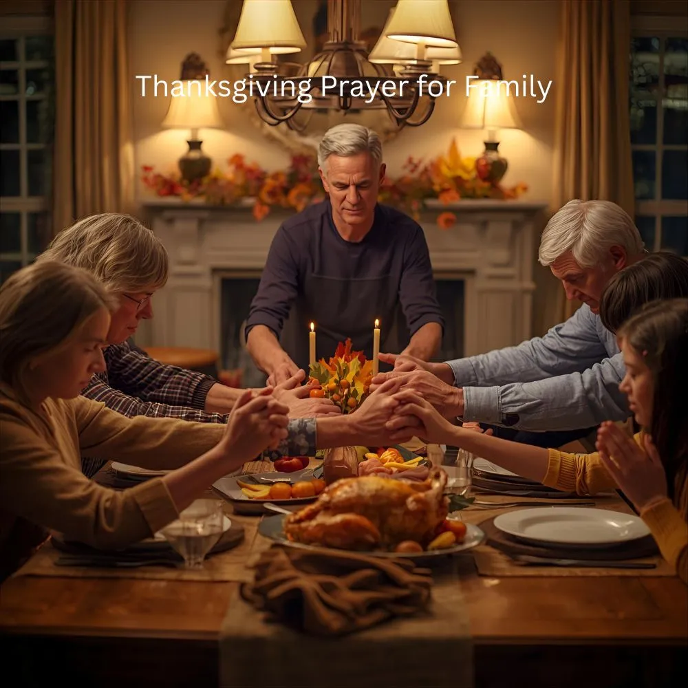 Thanksgiving Prayer for Family