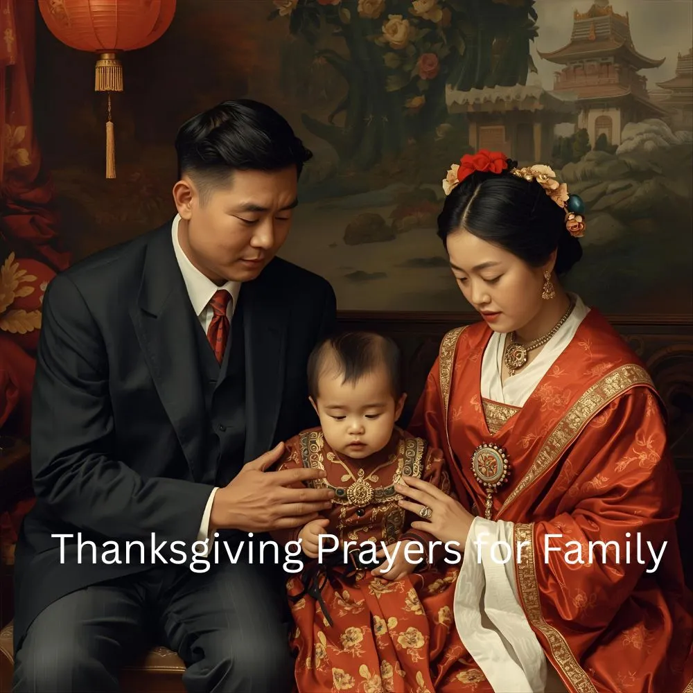 Thanksgiving Prayers for Family