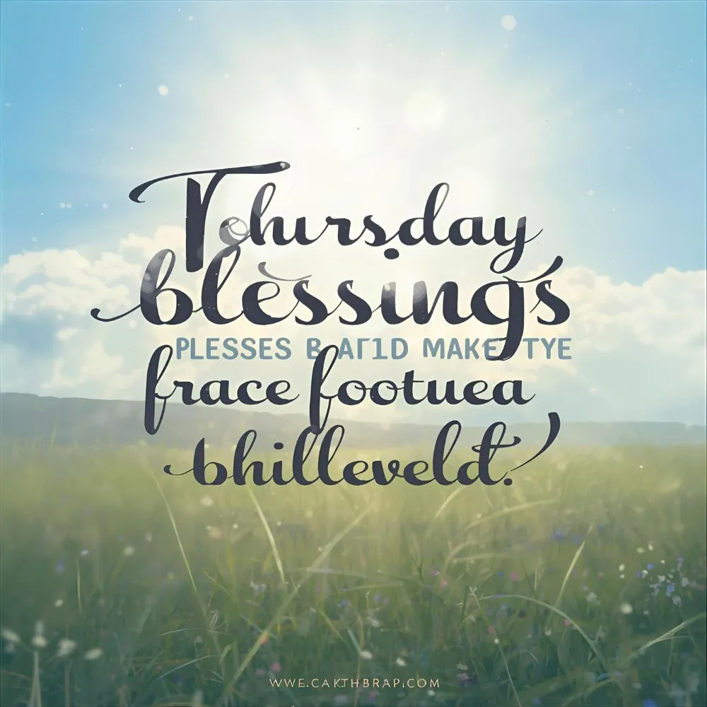 Thursday Blessings and Prayers Quotes