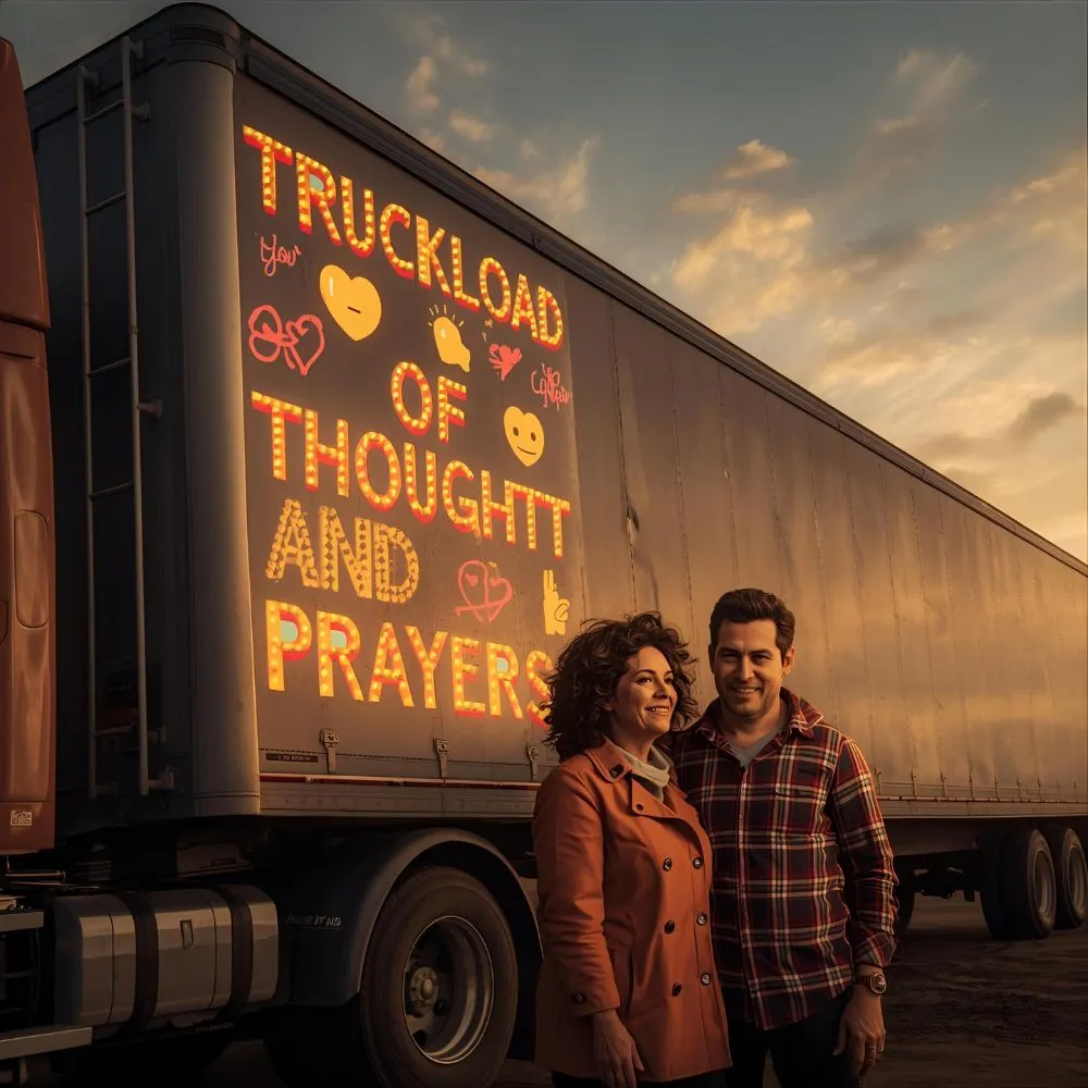 Truckload of Thoughts and Prayers Meme