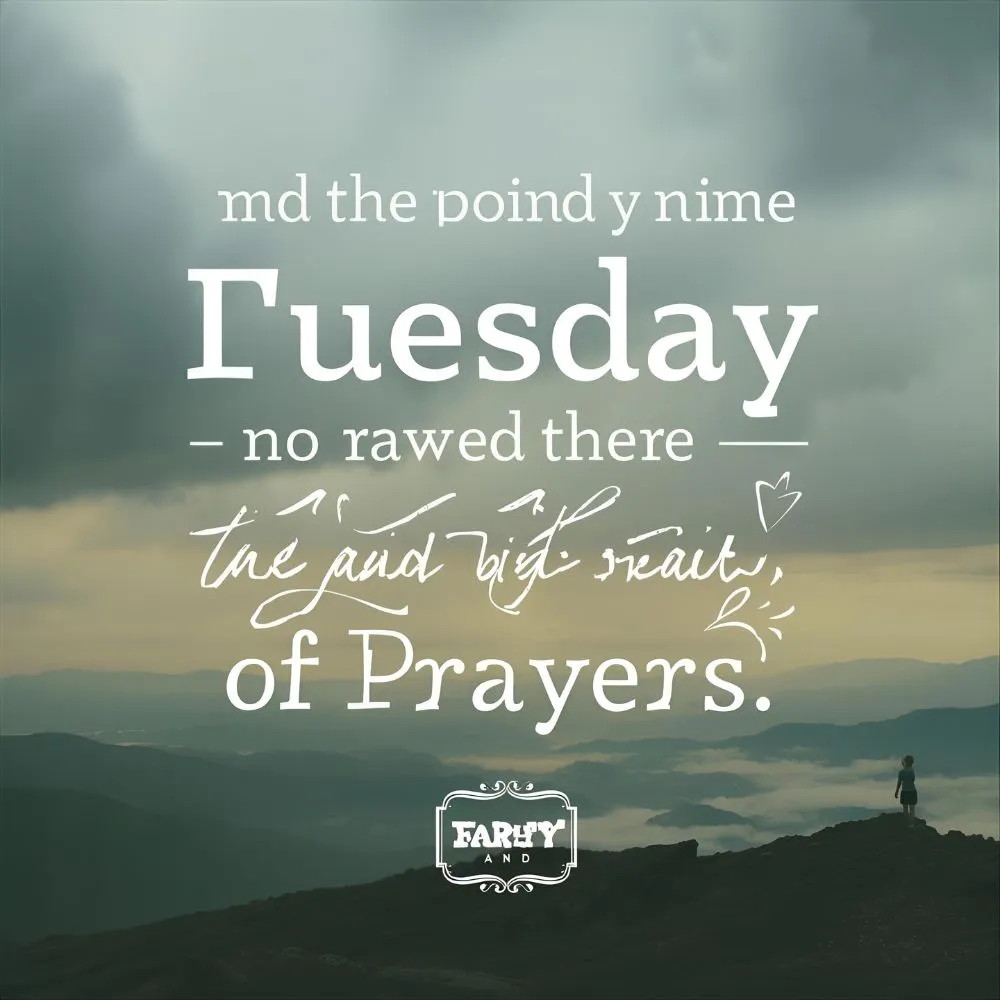 Tuesday Blessings and Prayers Quotes