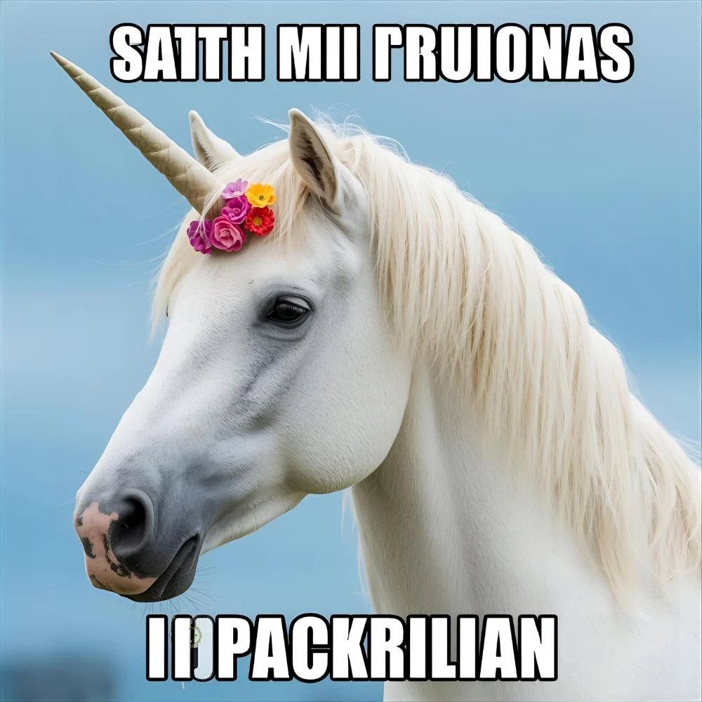 Unicorn Puns for Social Media Caption