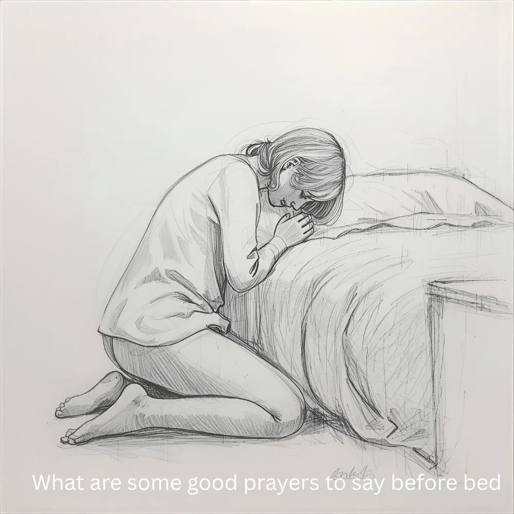 What are some good prayers to say before bed