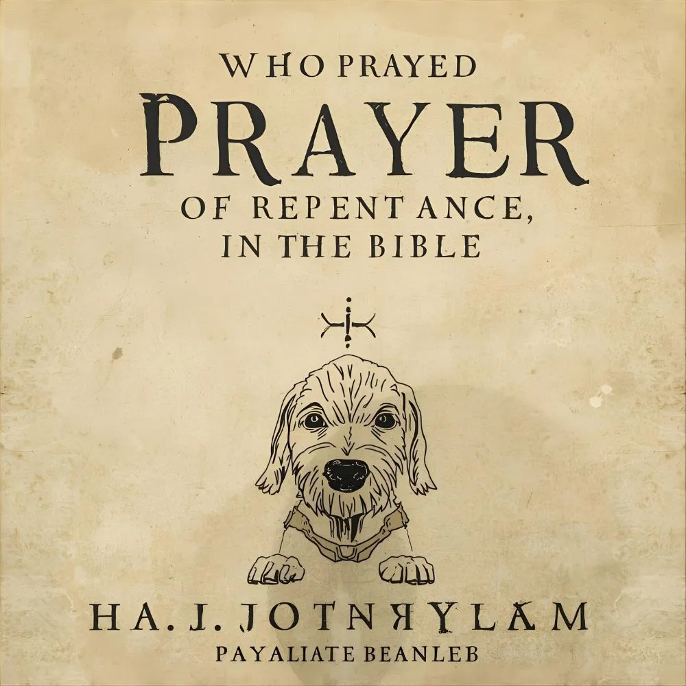 Who Prayed a Prayer of Repentance in the Bible