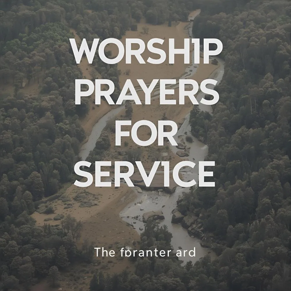 Worship Prayers for Service