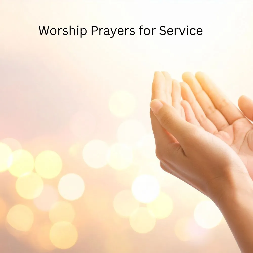 Worship Prayers for Service