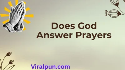 Does God Answer Prayers