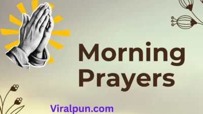 Morning Prayers