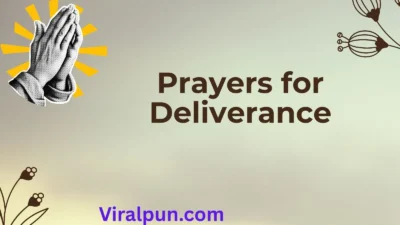 Prayers for Deliverance