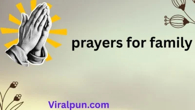 prayers for family