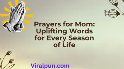 Prayers for Mom