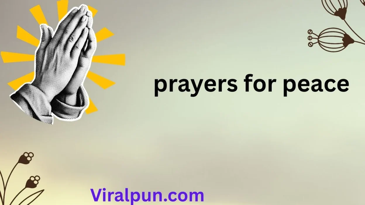 prayers for peace