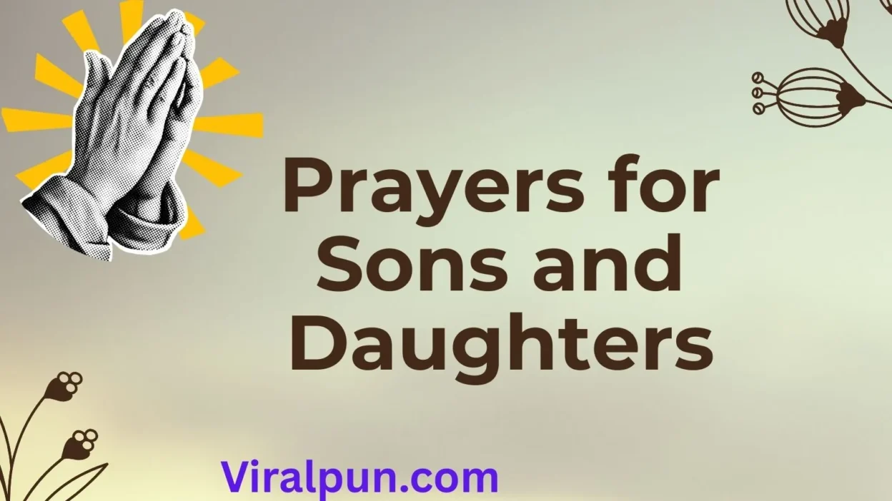 Prayers for Sons and Daughters
