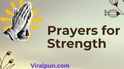 Prayers for Strength