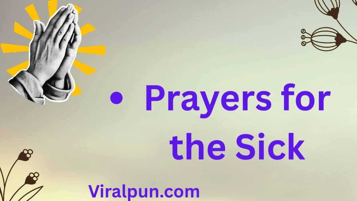 Prayers for the Sick