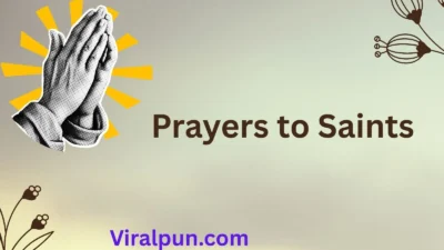 Prayers to Saints