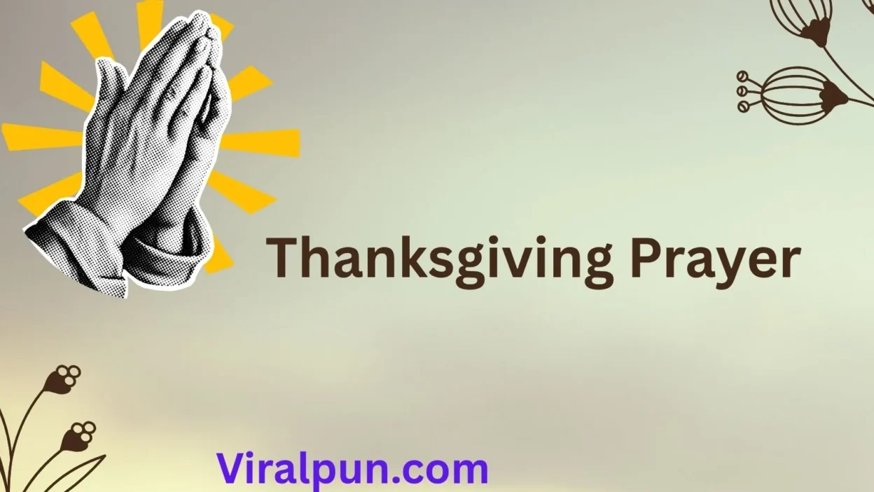 Thanksgiving Prayer