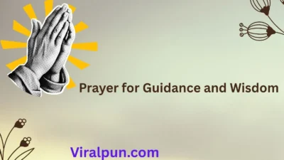 Prayer for Guidance and Wisdom