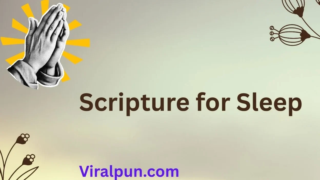 Scripture for Sleep