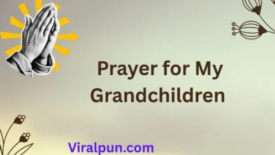 Prayer for My Grandchildren