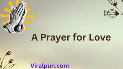 A Prayer for Love