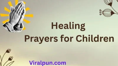 Healing Prayers for Children