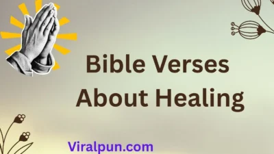 Bible Verses About Healing