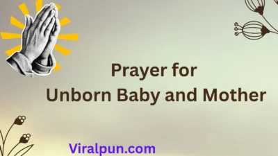 Prayer for Unborn Baby and Mother