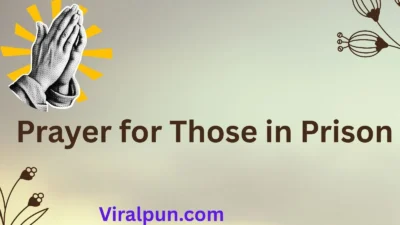 Prayer for Those in Prison