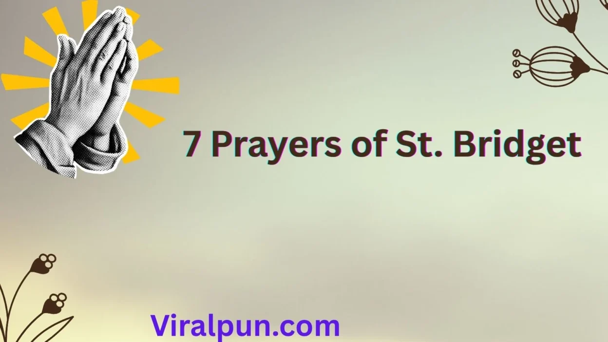 7 Prayers of St. Bridget
