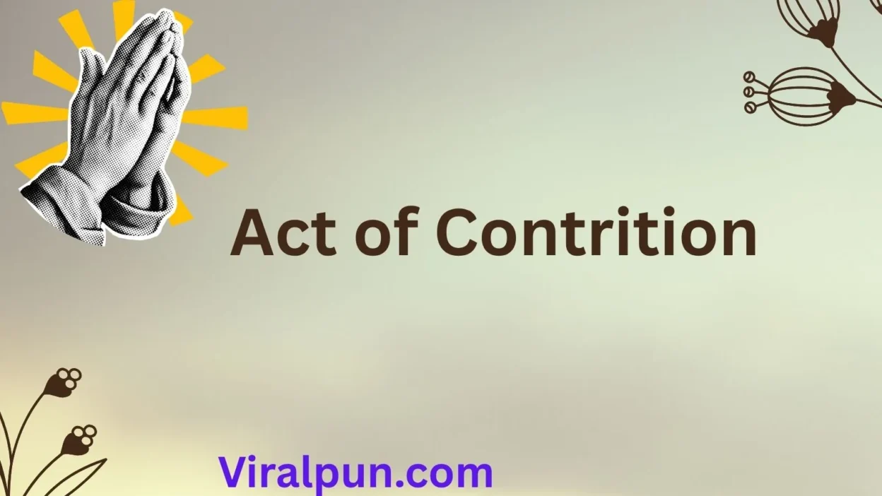 Act of Contrition