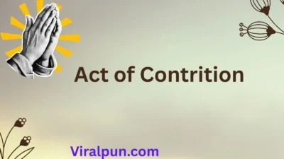 Act of Contrition