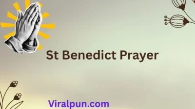 St Benedict Prayer