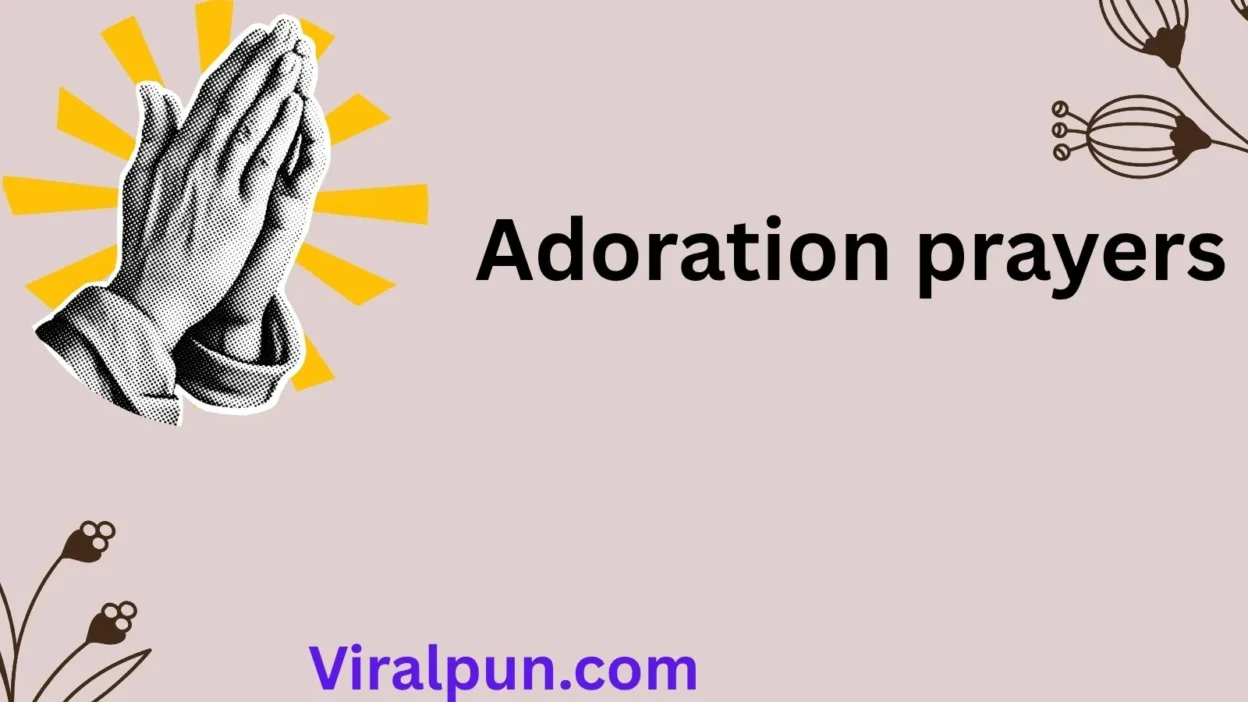 Adoration prayers
