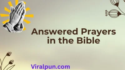 Answered Prayers in the Bible