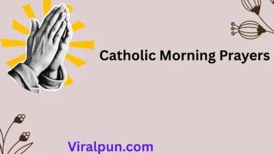 Catholic morning prayers