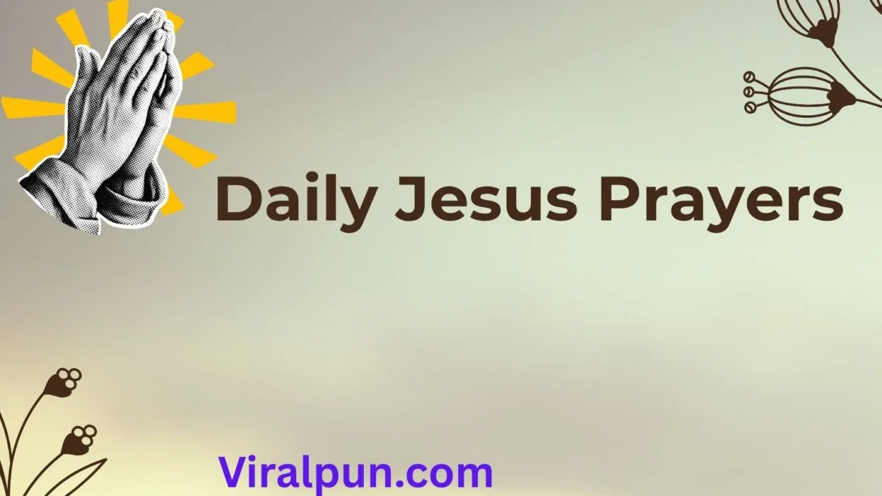 Daily Jesus Prayers