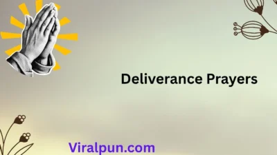 Deliverance Prayers