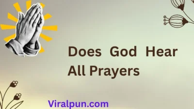 Does God Hear All Prayers