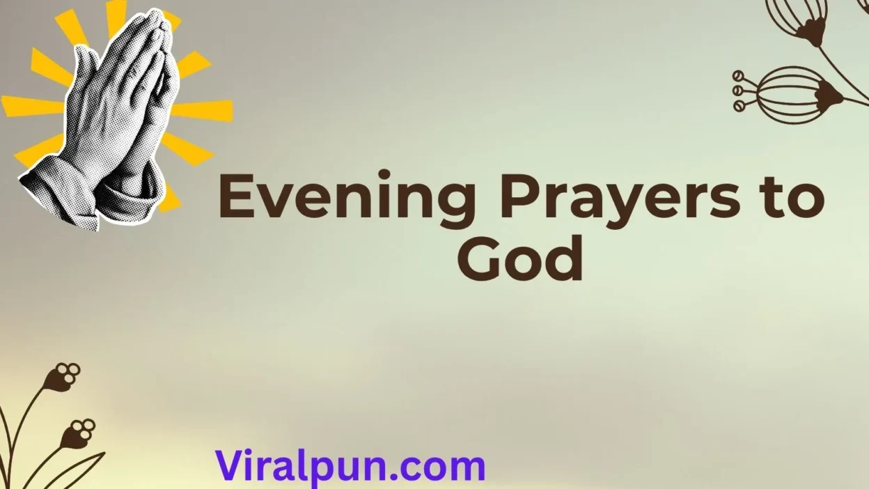 Evening Prayers to God