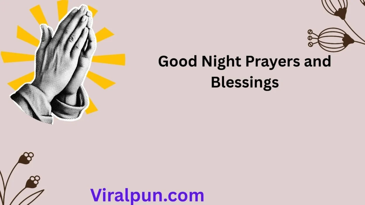 good night prayers and blessings
