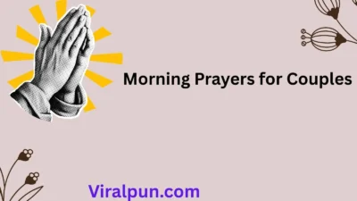 Morning Prayers for Couples