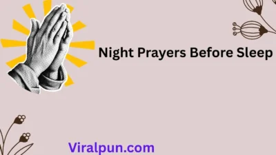 Night Prayers Before Sleep