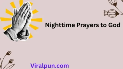 Nighttime Prayers to God